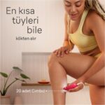 Braun Silk-Épil 3 3-202 Epilatör 20 Cımbız Akıllı Işık 2 Hız Kuru Kullanım Yıkanabilir Başlıklı - Görsel 5