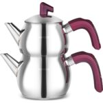 Karaca Viyola Indüksiyon Tabanlı Midi Çaydanlık Takım Mürdüm - Görsel 3