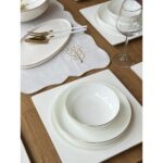Rossev Yemek Takımı Modern Kare  Parça 6 Kişilik - Görsel 4