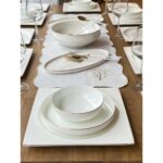 Rossev Yemek Takımı Modern Kare  Parça 6 Kişilik - Görsel 5