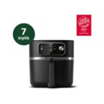 Philips HD9880/90 7000 Serisi Airfryer Combi XXL Connected, Rapid CombiAir, Gıda Termometresi, Otomatik Pişirme Programları, HomeID Uygulama,