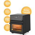 Kumtel Xxl 12 Litre Fastfryer (Yağsız Fritöz Airfryer ) Haf-10 - Görsel 3
