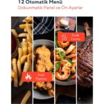 Kumtel Xxl 12 Litre Fastfryer (Yağsız Fritöz Airfryer ) Haf-10 - Görsel 4