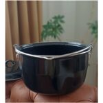 Ebruli Emaye 30 cm 10 Litre  Vintage Mega Boy Emaye Süt Yoğurt  Güveç Reçel Konserve Tencere  Kamp Reçel Pan Maslin Kavurma Sos Tencere - Görsel 5