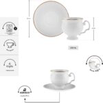 Karaca Malta 6 Kişilik Kahve Fincan Takımı 100 ml - Görsel 2