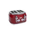 Berghoff Gem Retro Kırmızı Dört Dilim Ekmek Kızartma Makinesi - Görsel 3