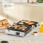 Karaca Compact Steel Pro Sear And Grill Inox 2007 Izgara ve Tost Makinesi - Görsel 3