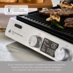 Karaca Compact Steel Pro Sear And Grill Inox 2007 Izgara ve Tost Makinesi - Görsel 4
