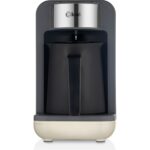 Kiwi KCM-7570 Otomatik Türk Kahve Makinesi - 4 Fincan Kapasitesi, Közde Pişirme Teknolojisi ve Şık Siyah Tasarım