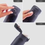 Karaca Skyfall Çelik Sızdırmaz Termos 500 ml Siyah - Görsel 3