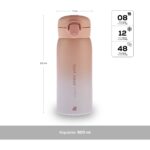 Karaca Skyfall Çelik Sızdırmaz Termos 500 ml Pembe