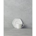 English Home Marlin Bone Porselen 12 Parça 6 Kişilik Kahve Fincan Takımı 80 ml Silver - Görsel 2