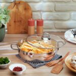 Schafer Held Çelik Basık Tencere 28 cm 2 Parça Inox