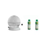 Discover Sihirli Küre Geniş Alan Kokulandırma Makinesi Işıklı Beyaz + 2 Adet 150 Ml. Relax Solüsyonu