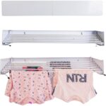 Dryertime Duvara Monte Katlanabilir Çamaşır Kurutma Askısı, Akordiyon Çamaşırlık