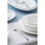 Acar Clemente 12 Kişilik 57 Parça Silver Porselen Yemek Takımı - Görsel 2