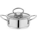 Schafer Micro Mini Basık Çelik Tencere 12 Cm-2 Parça - Görsel 2