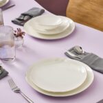 Karaca Fine Pearl Extra Wave 61 Parça 12 Kişilik Yemek Takımı Gold - Görsel 4