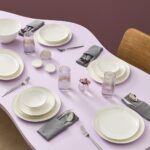 Karaca Fine Pearl Extra Wave 61 Parça 12 Kişilik Yemek Takımı Gold - Görsel 5