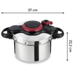 Tefal Clipso Minut Easy 6 Litre Düdüklü Tencere - 1510001237 - Görsel 3