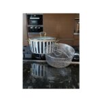 Le Murano Leydi Emaye Tencere Siyah Beyaz 22 cm - Görsel 2