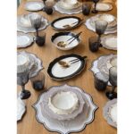 Rossev Yemek Takımı Pıano 50 Parça 6 Kişilik