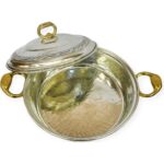 Efemir Kalaylı Işlemeli Bakır Karnıyarık Tencere No:2 - Görsel 3