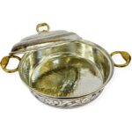 Efemir Kalaylı Işlemeli Bakır Karnıyarık Tencere No:4 - Görsel 3