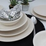 Arna Porselen Anka 48 Parça 12 Kişilik Yemek Takımı - Simli - Görsel 2