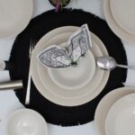 Arna Porselen Anka 48 Parça 12 Kişilik Yemek Takımı - Simli - Görsel 3