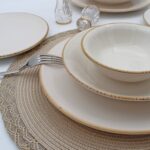 Arna Porselen Anka 48 Parça 12 Kişilik Yemek Takımı - Cappuccino