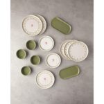 English Home Fiesta Seramik Kahvaltı Takımı 14 Parça 6 Kişilik Yeşil - Görsel 3