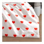 Lief Home Ranforce Kumaşından Kalpli Çift Kişilik Nevresim Seti | 200X220 - Görsel 3