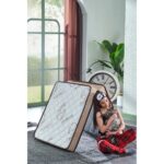 Bera Yatak Deluxe Bej 70x180 Katlanır Yatak, Yer Yatağı, Misafir Yatağı, Kamp Yatağı (Ölçü Seçenekli)