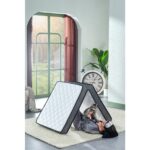 Bera Yatak Deluxe Gri 70x180 Katlanır Yatak, Yer Yatağı, Misafir Yatağı, Kamp Yatağı (Ölçü Seçenekli) - Görsel 3