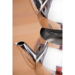 Acar Napoli Midi Paslanmaz Çelik İndüksiyon Tabanlı Çaydanlık Takımı 1,25 L + 1,60 L, Gümüş Renk, Bulaşık Makinesinde Yıkanabilir - Görsel 3