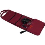 Ent Çanta MİLA Model Sessiz 6 Teker, Merdiven Çıkabilen, Katlanabilir Alışveriş ve Seyahat Çantası- Bordo - Görsel 4