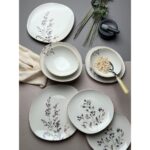 Tabak Evi Porselen Pebble Yemek Takımı Lila 4 Kişilik 12 parça - Görsel 3