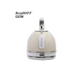 Berghoff Gem Retro Yuvarlak Su Isıtıcısı Kettle ve Retro Krem Rengi 2 Dilim Ekmek Kızartma Makinesi Seti - Görsel 3