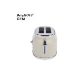 Berghoff Gem Retro Yuvarlak Su Isıtıcısı Kettle ve Retro Krem Rengi 2 Dilim Ekmek Kızartma Makinesi Seti - Görsel 4