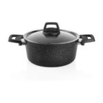 Schafer Black Stone Tencere Seti 7 Parça-Siyah - Görsel 3