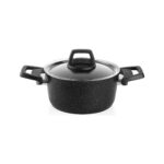 Schafer Black Stone Tencere Seti 7 Parça-Siyah - Görsel 4