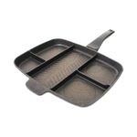 Evimol Granit Döküm Tava 5 Gözlü Tava Kamp Tavası