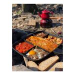 Evimol Granit Döküm Tava 5 Gözlü Tava Kamp Tavası - Görsel 4