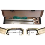 Gökbin Alüminyum Balkon Çamaşır Kurutmalık Askısı Kare Küpeşte Çamaşırlık Kızaklı Bronz - Görsel 2