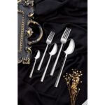 Cooker Paslanmaz Çelik Heybeli 30 Parça Çatal Kaşık Çeyiz Seti