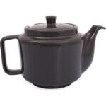 FERRAGNI Home Porcellana Firenze  Porselen Demlik Çay Makineleri Çaydanlık Semaver Için Uyumlu 1200 cc Füme Renk - Görsel 5