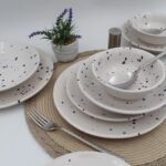 Arna Porselen Point 8 Parça 2 Kişilik Yemek Takımı Kobalt - Görsel 4