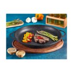 Zetmon 36 cm Granit Döküm Saç Kavurma ve Gözleme Tavası