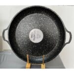 Zetmon 36 cm Granit Döküm Saç Kavurma ve Gözleme Tavası - Görsel 2